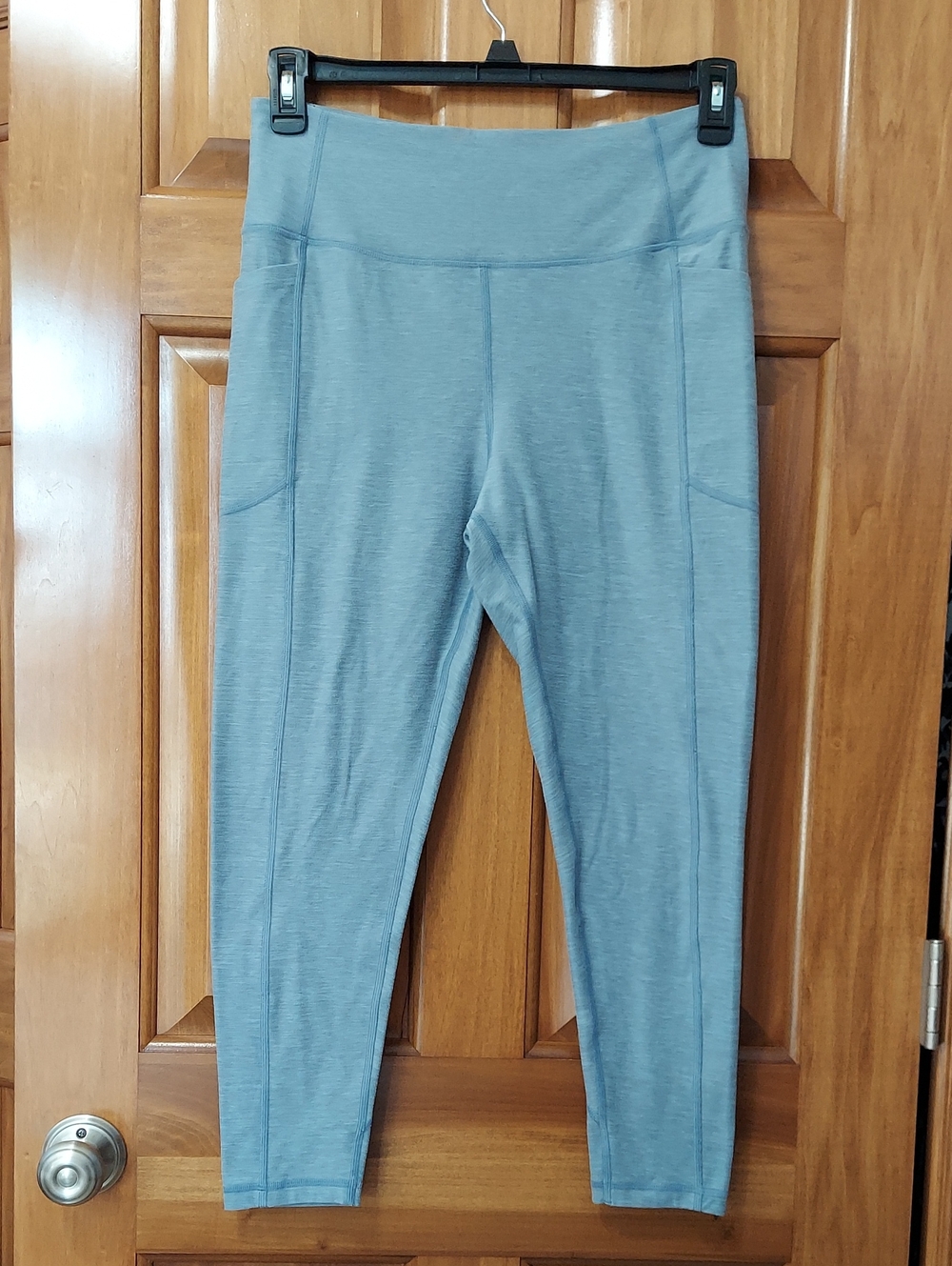 Victoria's Secret Heather Blue High-Waist Soft Leggings, Pockets, Size 14 ▪︎